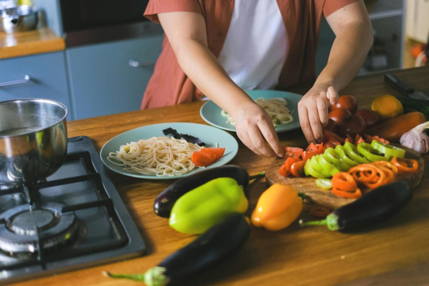 Professional instruction session showing baking techniques